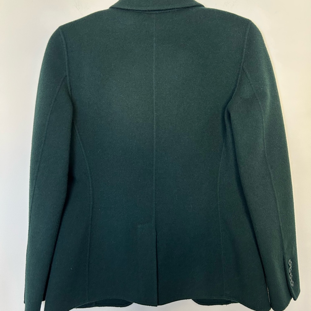 Talbots Wool Blend‎ Blazer Jacket Size 4 Green - Picture 5 of 7